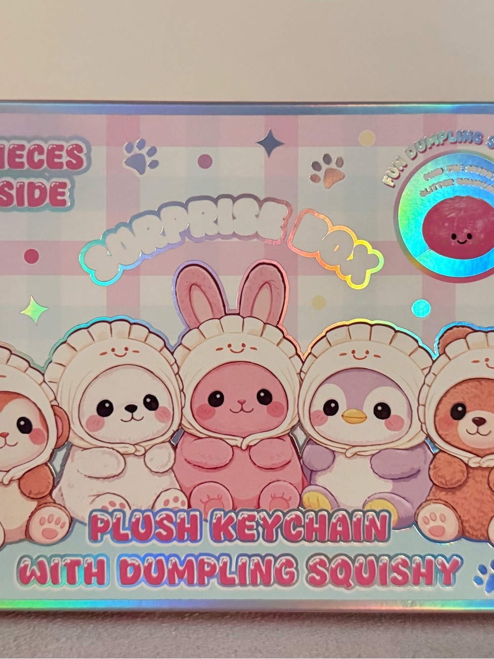Danbar Global Plush Keychain With Dumpling Squishy